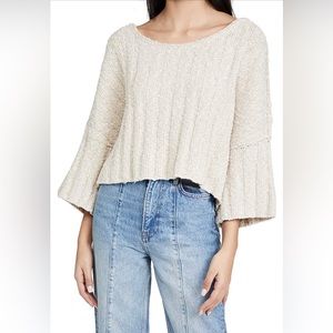 Free People Good Day Cropped Sweater